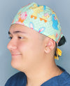 Cute Plush Bears Unisex Geek Scrub Cap