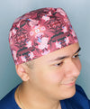 Flying Pigs Kaleidoscope Unisex Animal Scrub Cap