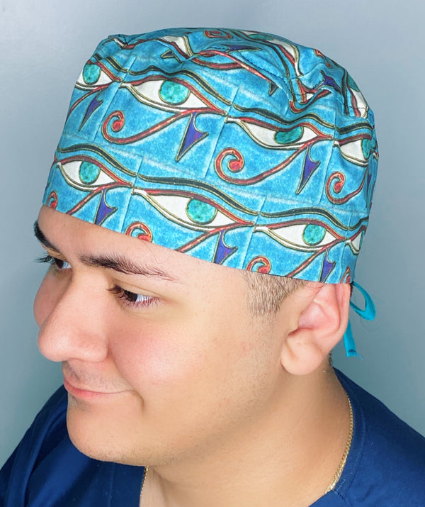 Eye of Horus Design Unisex Cute Scrub Cap