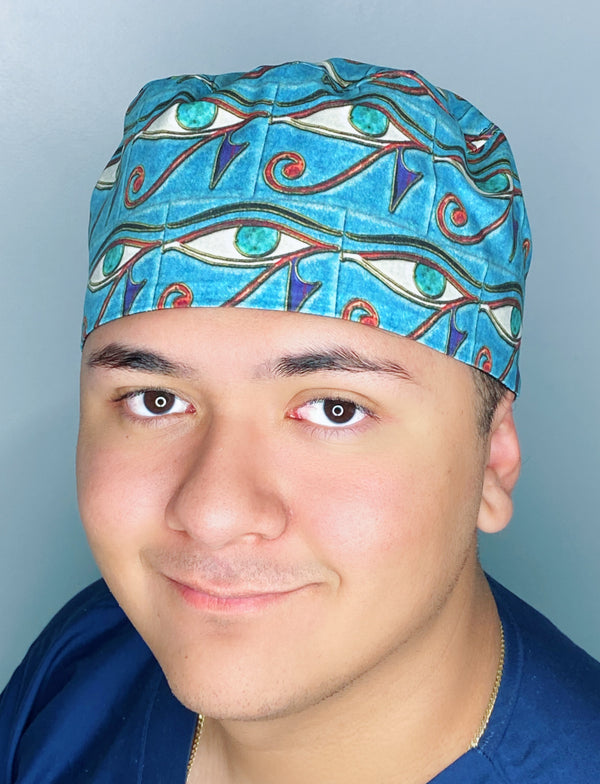 Eye of Horus Design Unisex Cute Scrub Cap