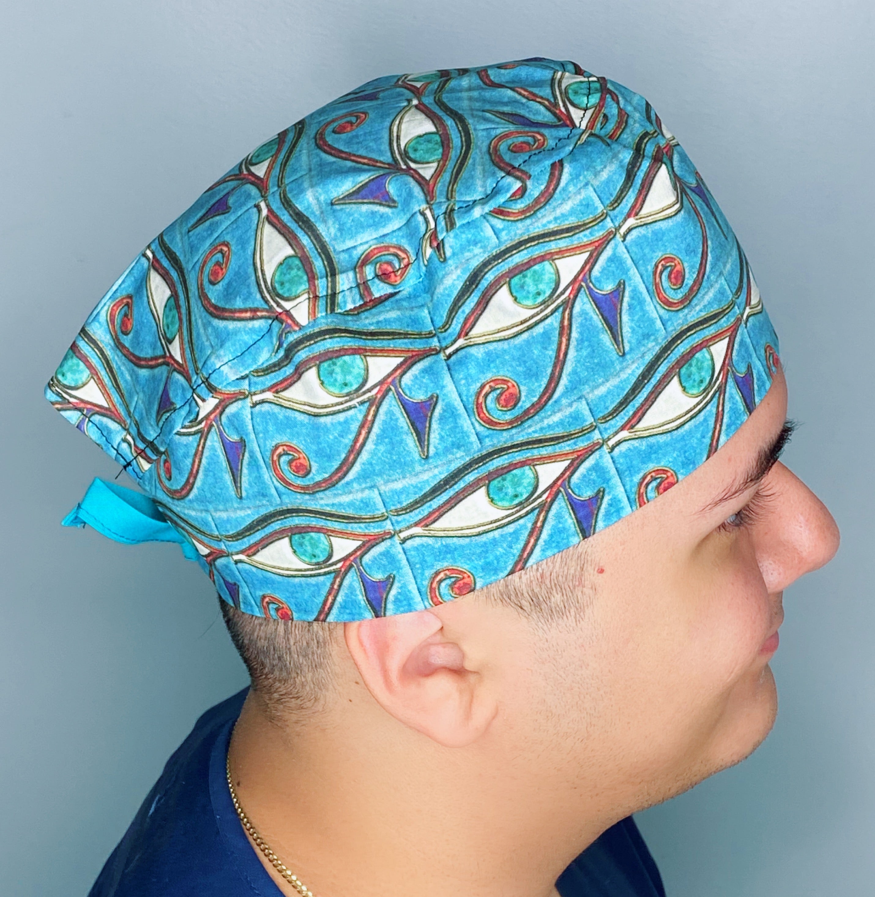 Eye of Horus Design Unisex Cute Scrub Cap