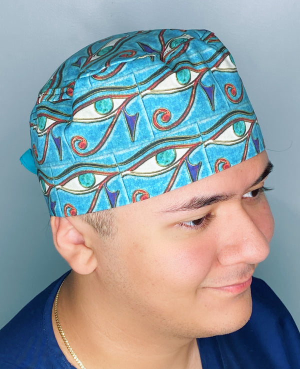 Eye of Horus Design Unisex Cute Scrub Cap