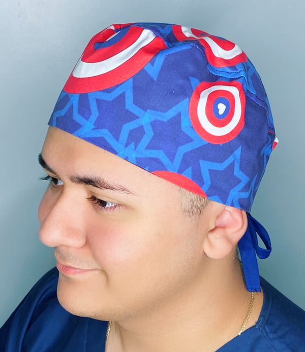 Steve Rogers Earth's Mightiest Heroes Unisex Geek Scrub Cap