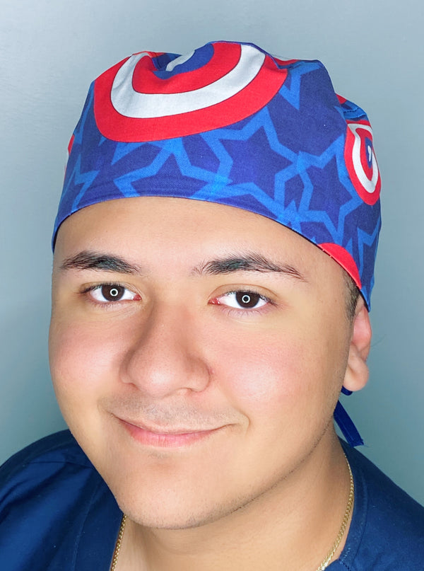 Steve Rogers Earth's Mightiest Heroes Unisex Geek Scrub Cap