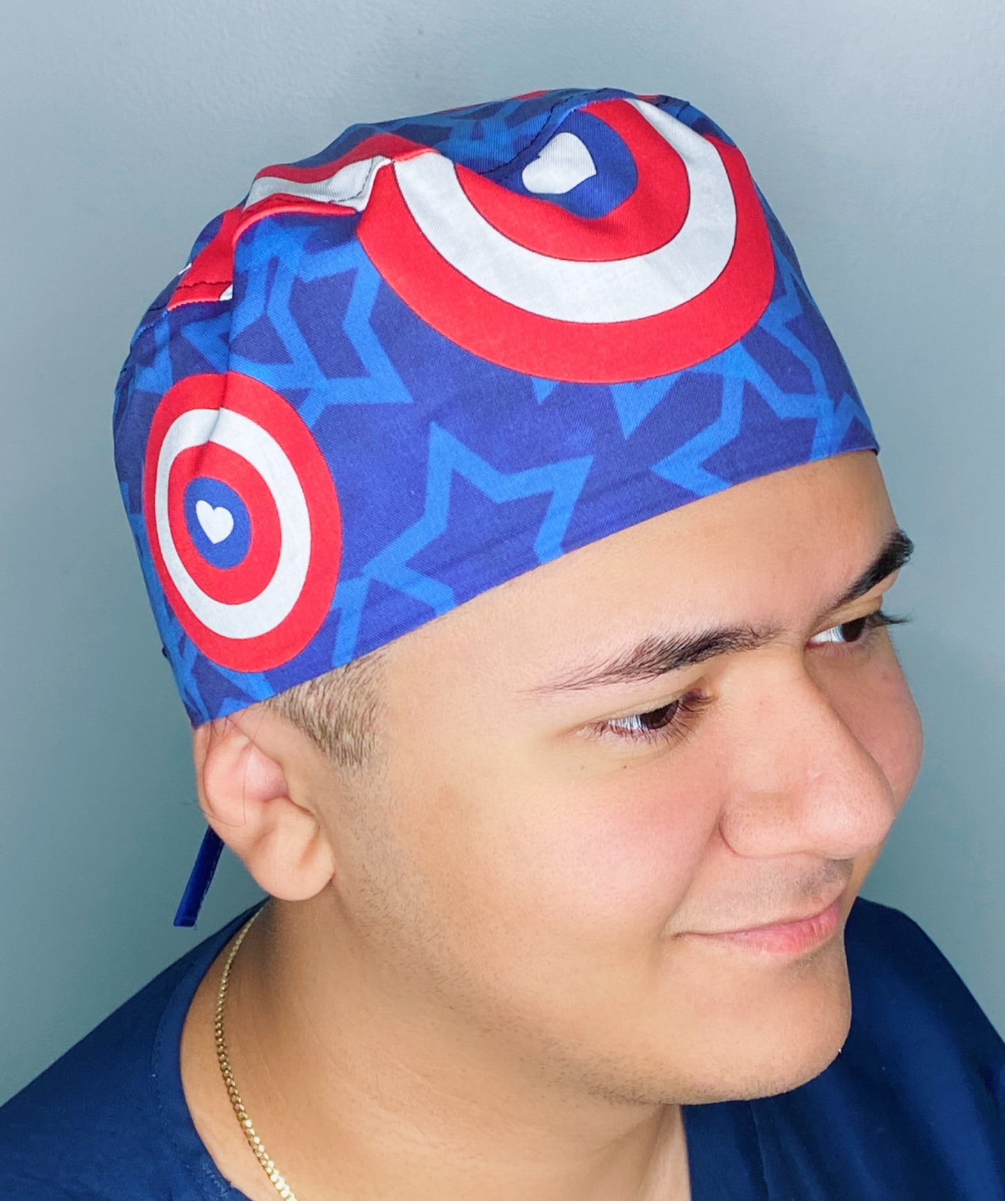 Steve Rogers Earth's Mightiest Heroes Unisex Geek Scrub Cap