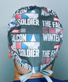 Bucky Barnes & Sam Wilson Earth's Mightiest Heroes Unisex Geek Scrub Cap