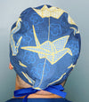 Swan Origami on Navy Blue Design Unisex Cute Scrub Cap