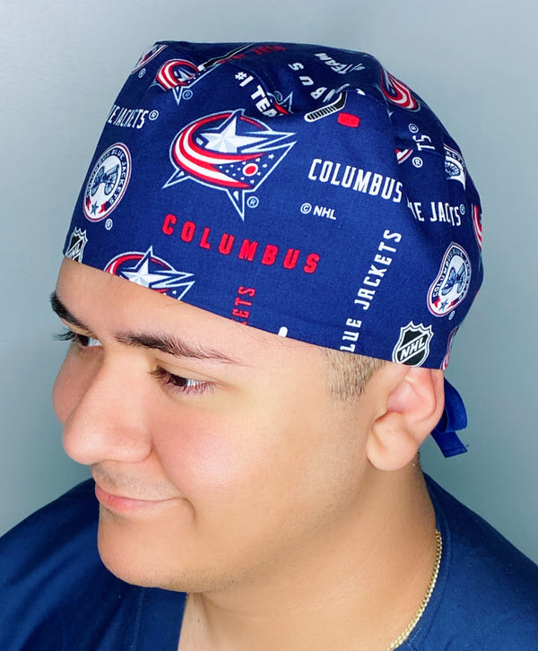 Columbus Hockey Team Unisex Sport Scrub Cap