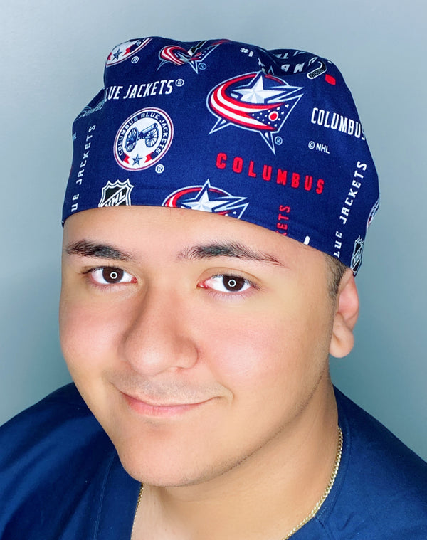 Columbus Hockey Team Unisex Sport Scrub Cap