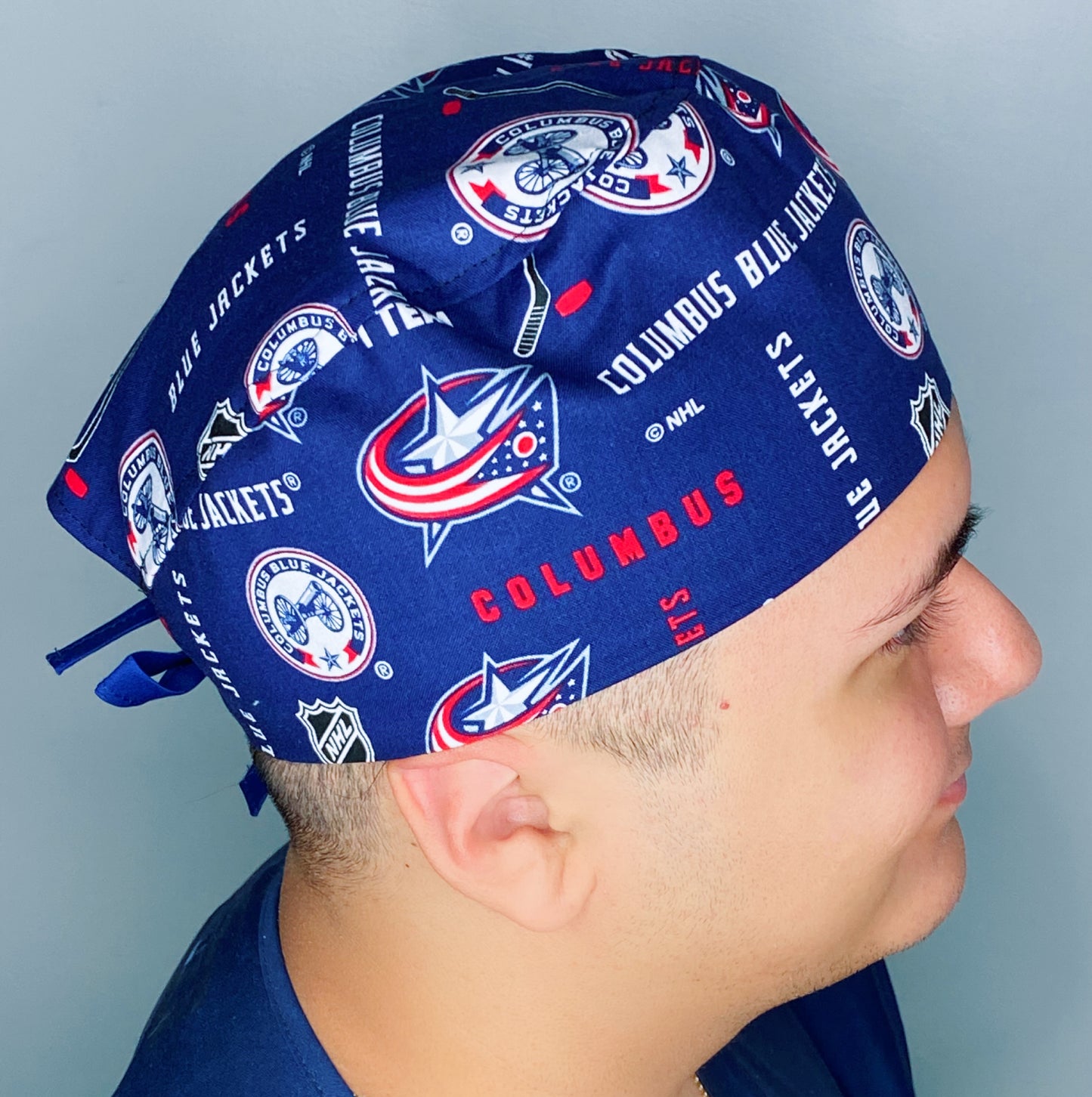 Columbus Hockey Team Unisex Sport Scrub Cap