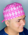 Breast Cancer Awareness Ribbons & Hearts Unisex Awareness Scrub Cap