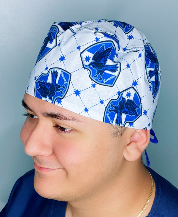 Ravenclaw House Shield HP Famous Wizard Movie Unisex Geek Scrub Cap