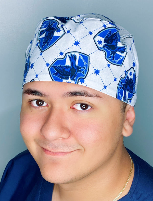 Ravenclaw House Shield HP Famous Wizard Movie Unisex Geek Scrub Cap