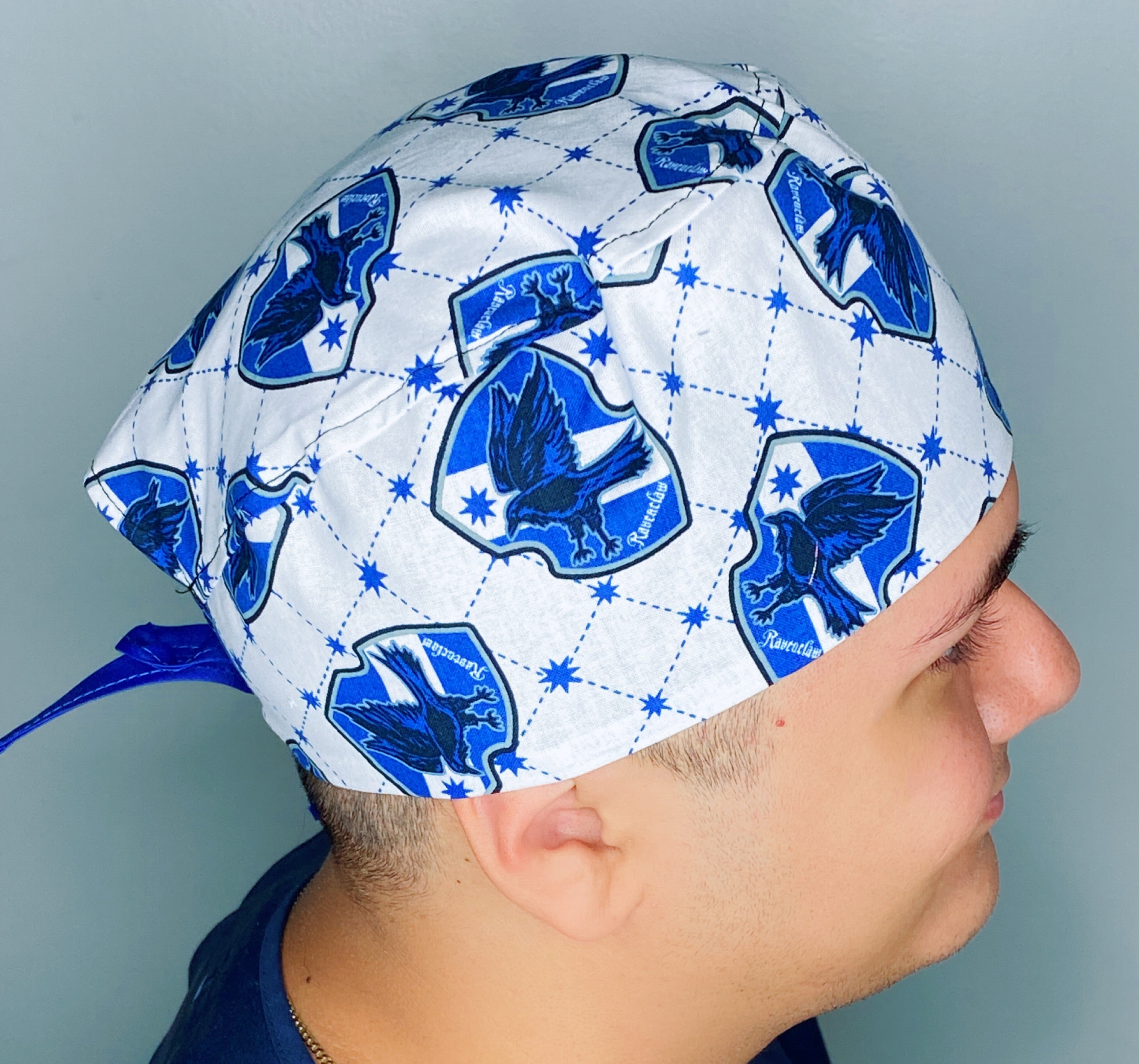 Ravenclaw House Shield HP Famous Wizard Movie Unisex Geek Scrub Cap