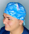 Blue Skies nad Rainbows Design Unisex Cute Scrub Cap