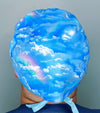 Blue Skies nad Rainbows Design Unisex Cute Scrub Cap