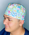 Funny Guinea Pigs & Mermaids Swimming Unisex Animal Scrub Cap