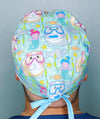 Funny Guinea Pigs & Mermaids Swimming Unisex Animal Scrub Cap
