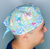 Funny Guinea Pigs & Mermaids Swimming Unisex Animal Scrub Cap