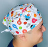 Tootsie Rolls Pops Lollipops Candy Unisex Food Scrub Cap