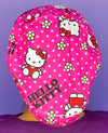 HK Flowers & Polka Dots on Pink Euro