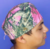 Pink Camouflage Unisex Medical Theme Scrub Cap
