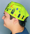 Halloween Themed Custom Solid Color Unisex Scrub Cap