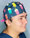 Happy Boba Tea Unisex Food Scrub Cap