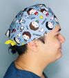Joey, Chandler & Ross FRIENDS TV Series Unisex Geek Scrub Cap