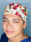 Farm Animals, Barn & Truck Thanksgiving themed Unisex Holiday Scrub Cap