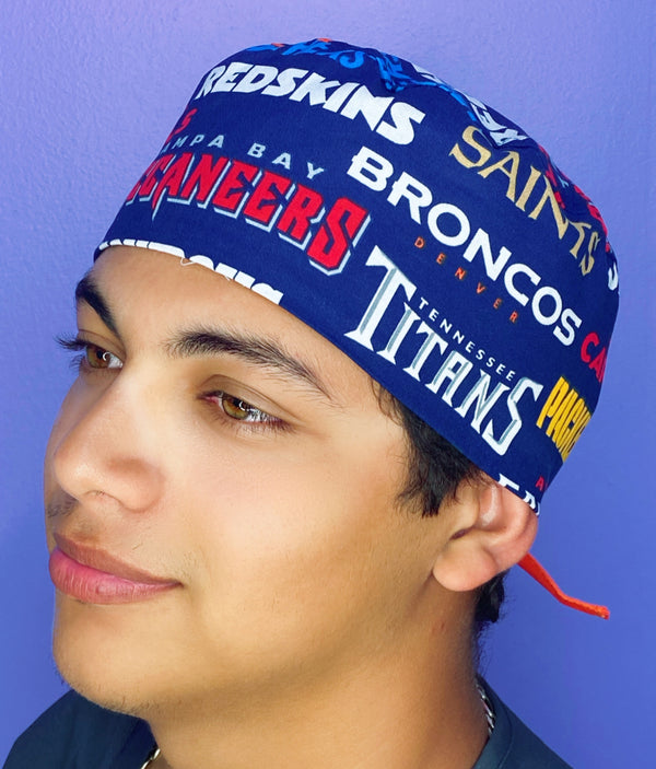 ALL Football Teams Unisex Sport Scrub Cap