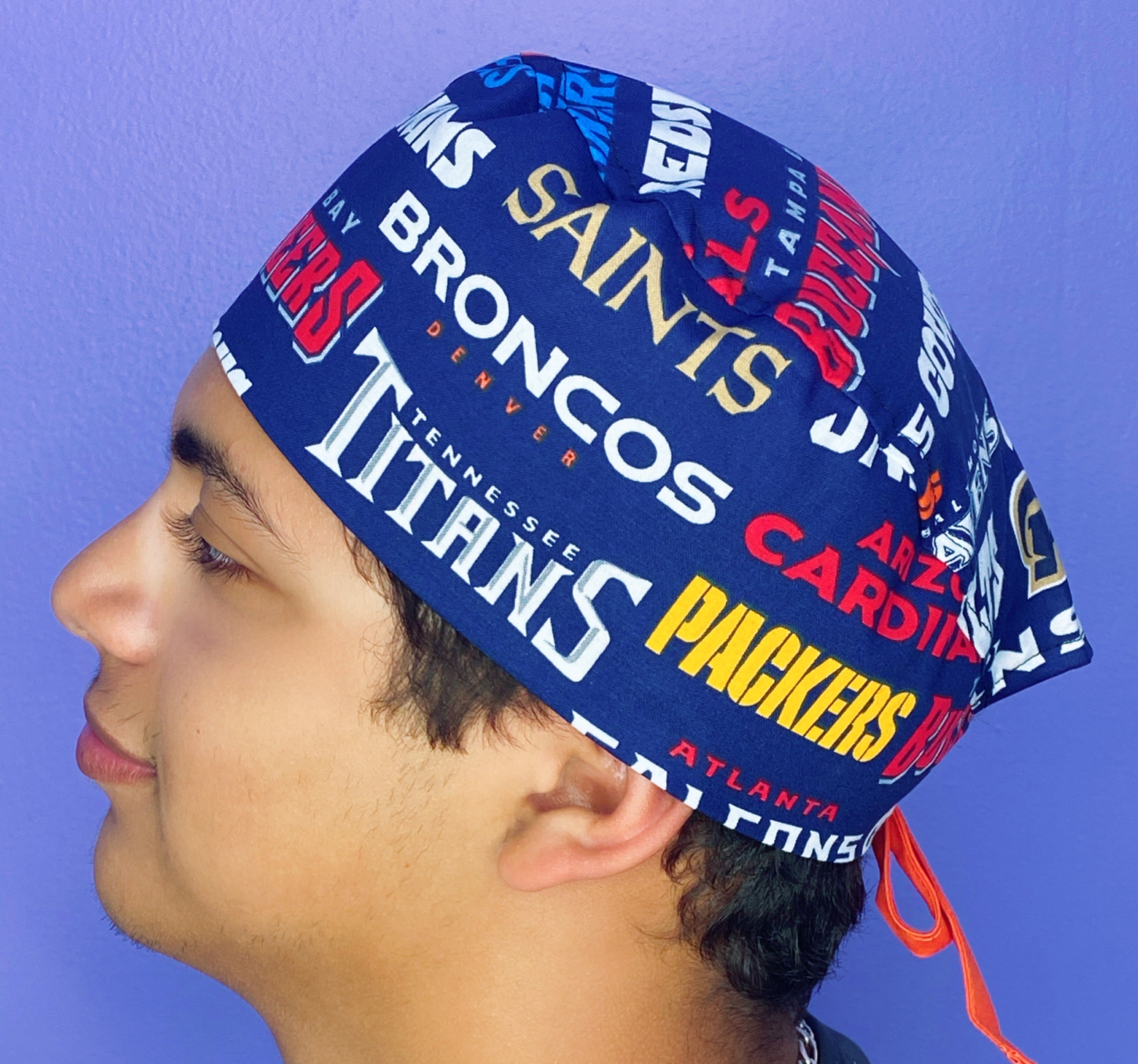 ALL Football Teams Unisex Sport Scrub Cap