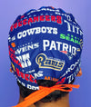 ALL Football Teams Unisex Sport Scrub Cap