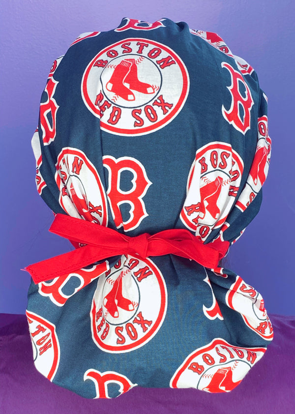 Boston Baseball Team Sports Theme Bouffant