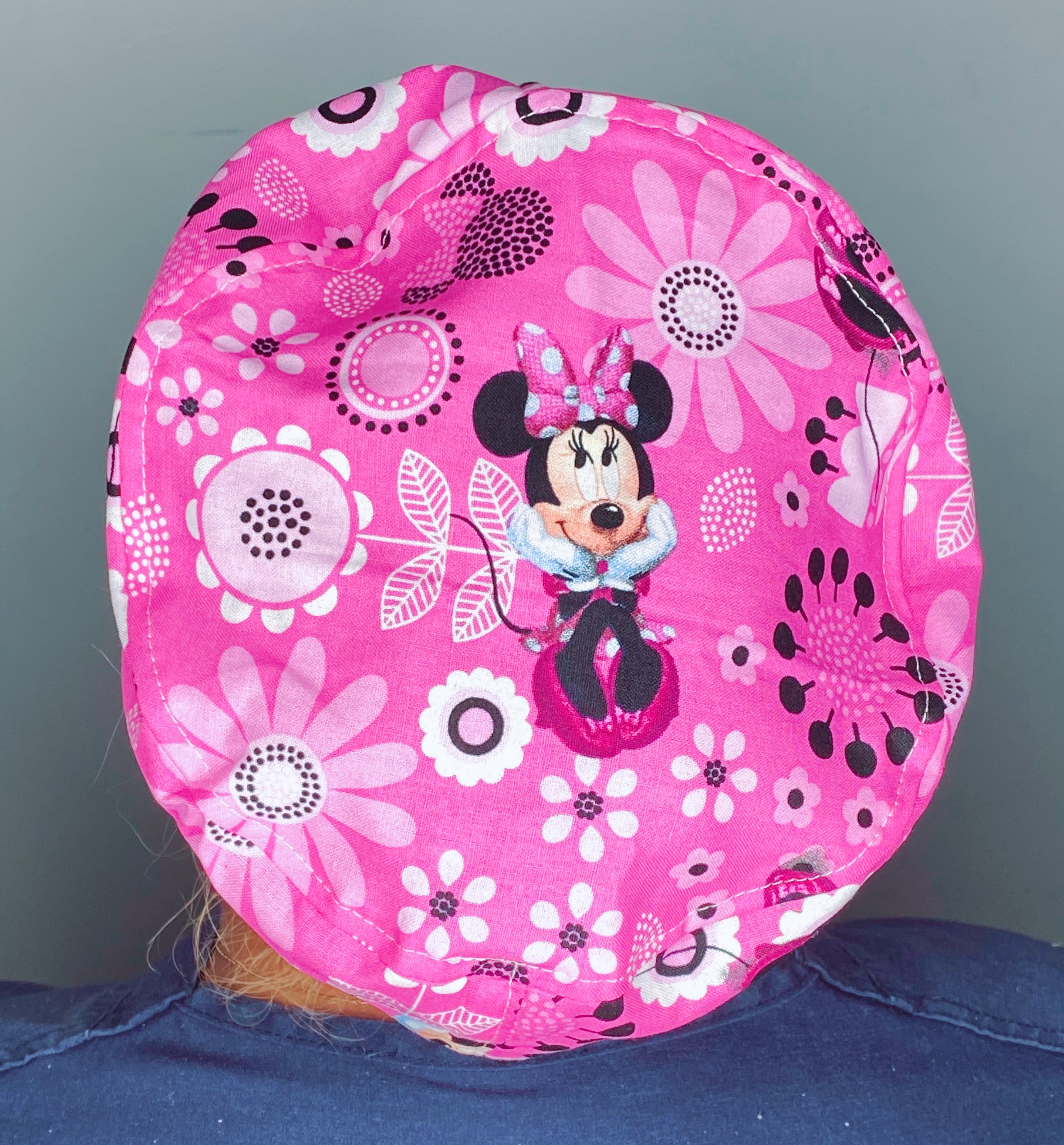Girly Mouse Floral & Bugs Pink Euro
