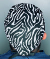 Zebra Print Unisex Animal Scrub Cap