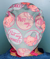 Not My Circus Monkeys Unisex Animal Scrub Cap