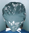 Skeleton Sphynx Cats Unisex Animal Scrub Cap