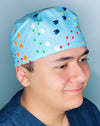 Dinosaur Foot Prints Unisex Animal Scrub Cap