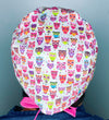 Small Cute Pink Owls Unisex Animal Scrub Cap