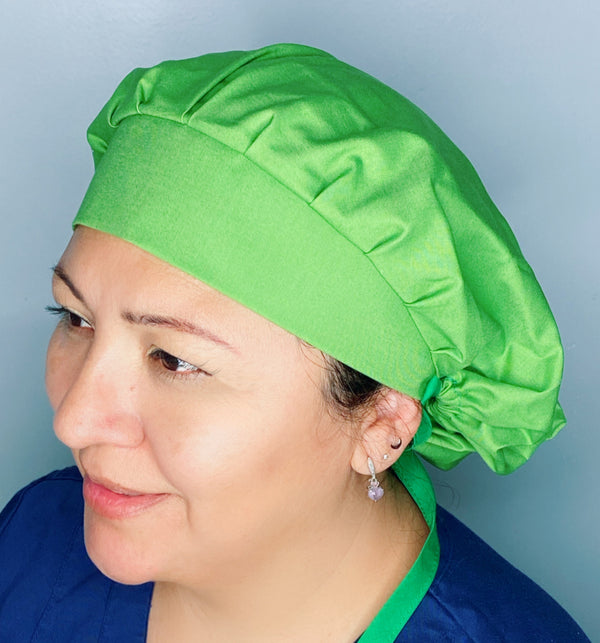 Solid Color "Grass Green" Bouffant