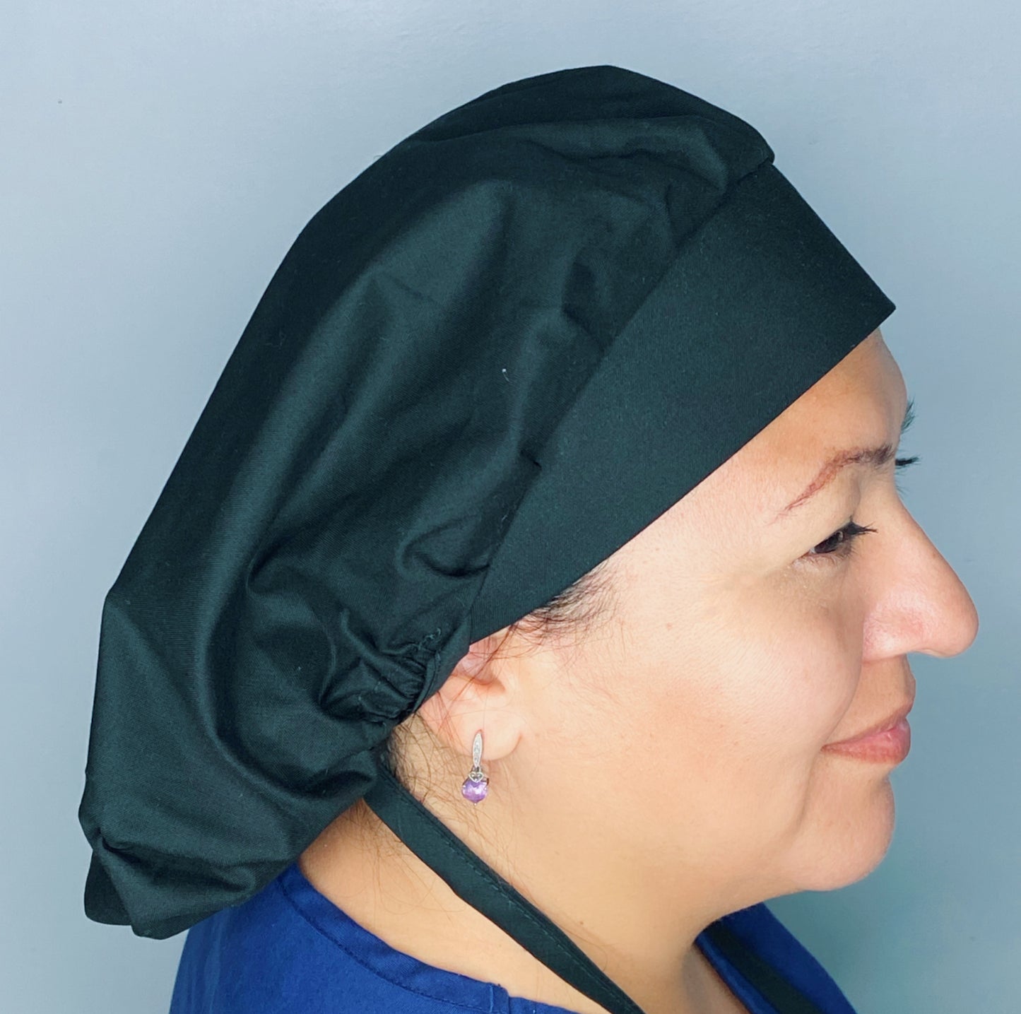 Solid Color "Black" Bouffant