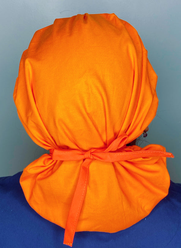 Solid Color "Orange" Bouffant