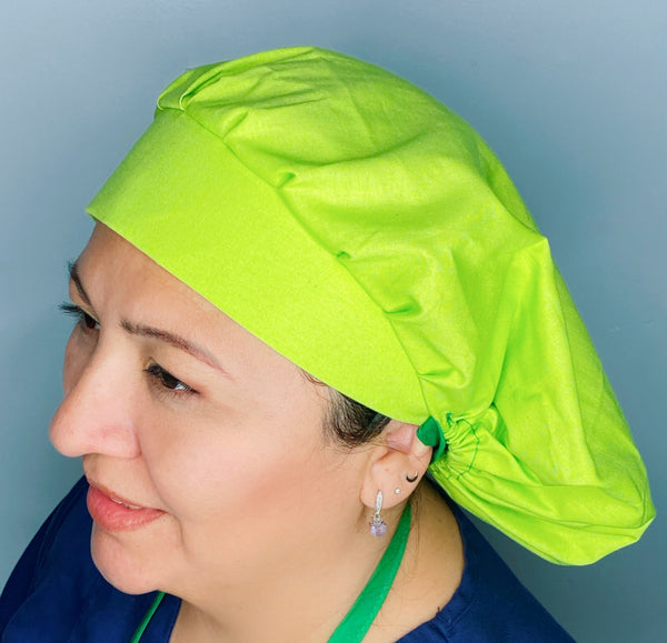 Solid Color "Chartreuse" Bouffant