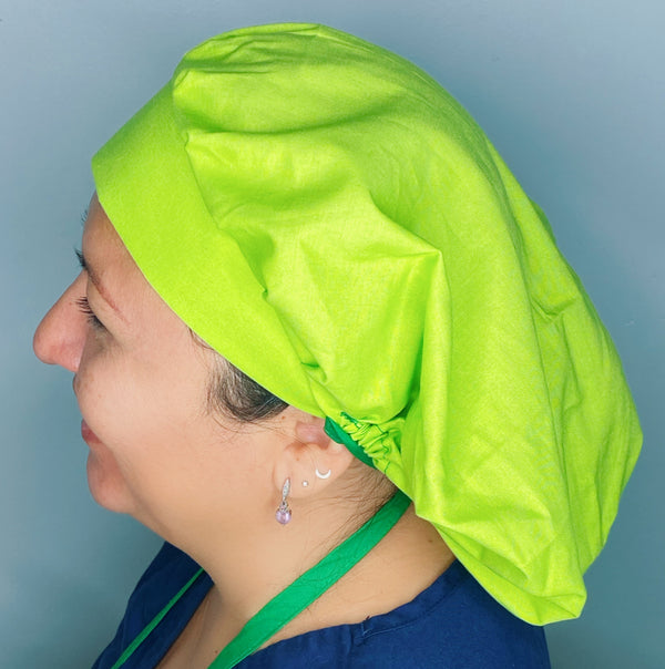 Solid Color "Chartreuse" Bouffant