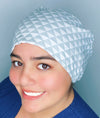 Triangle White & Grey Stripes Euro