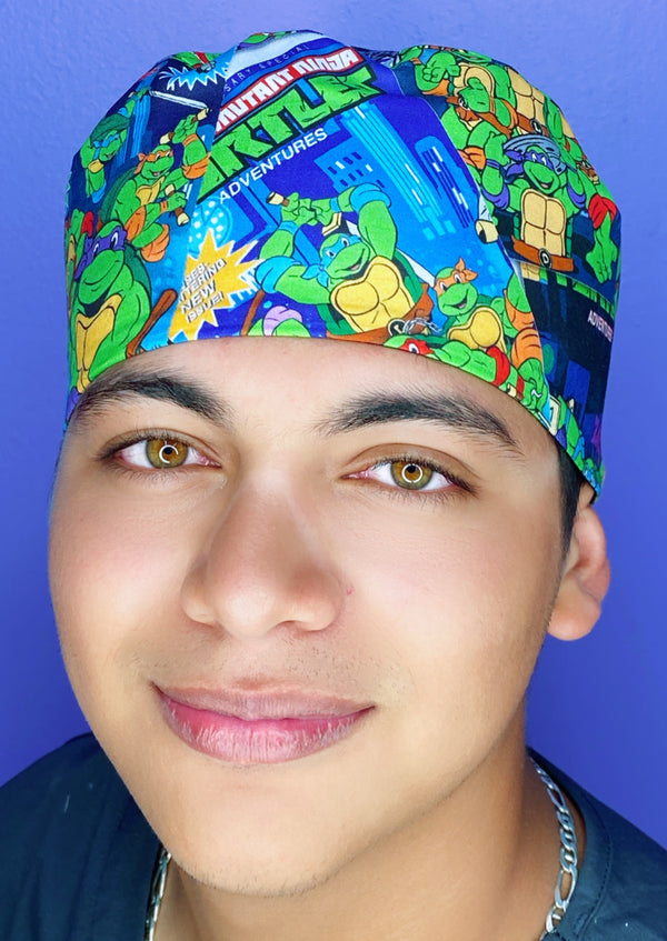 TMNT Famous TV Show Series Unisex Geek Scrub Cap