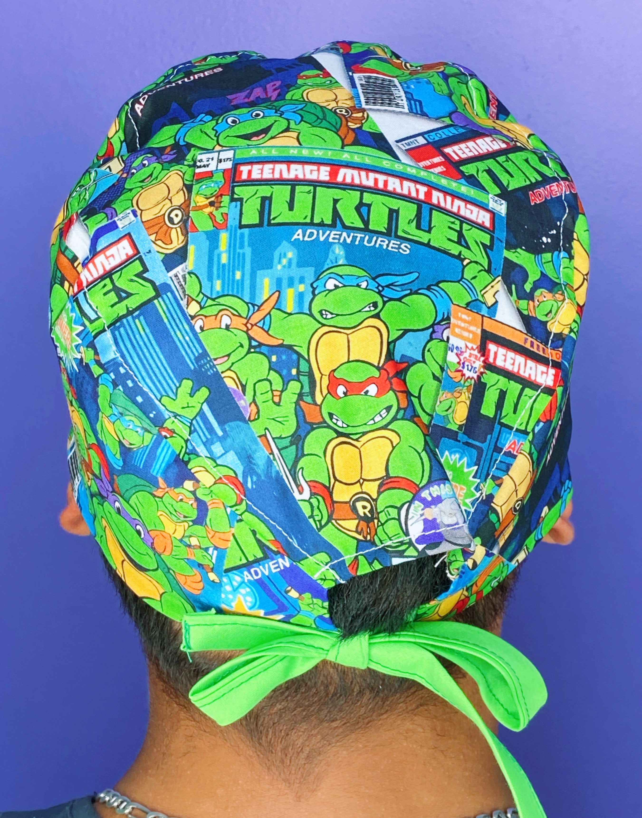 TMNT Famous TV Show Series Unisex Geek Scrub Cap