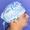 Jewish Holiday Shalom & Peace themed Unisex Holiday Scrub Cap