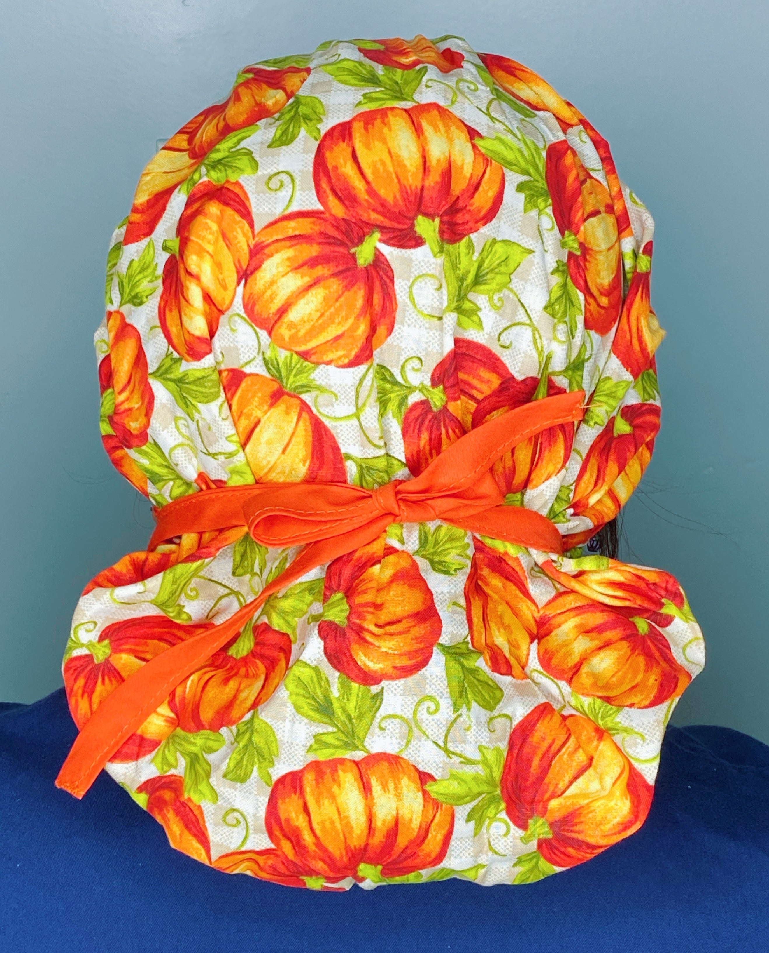 Pumpkin Patch Thanksgiving/Fall Holiday Themed Bouffant